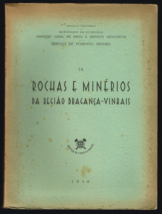 ROCHAS E MINRIOS DA REGIO DE BRAGANA-VINHAIS